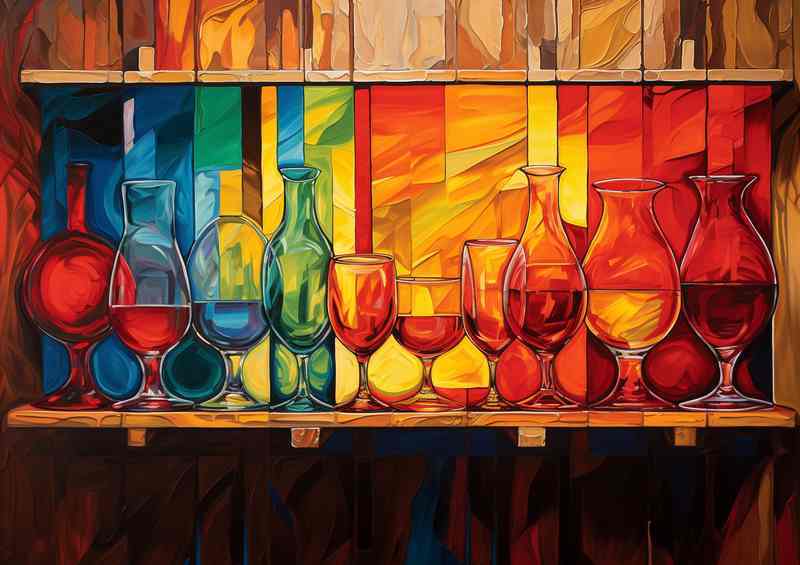 Palette to Palate The Art of Drink Creation | Metal Poster