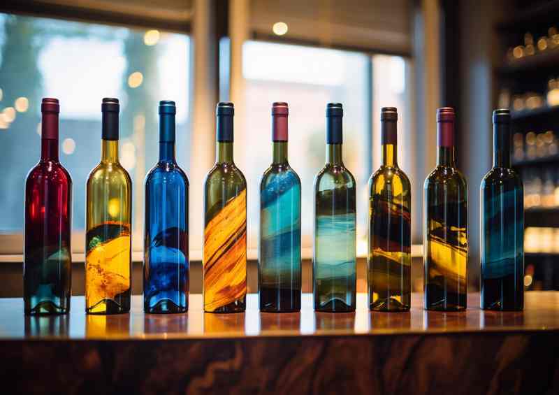 Sensory Sips The Art of Wine Display and Tasting | Poster