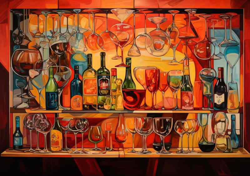 Stirred And Styled Artistic Takes on Martini Mixers | Metal Poster