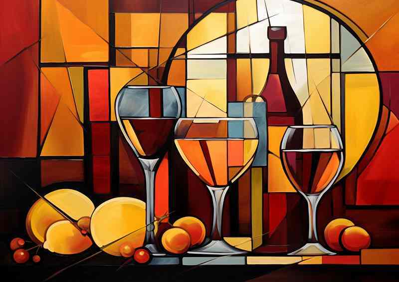 The Abstract World of Wine Art | Di-Bond