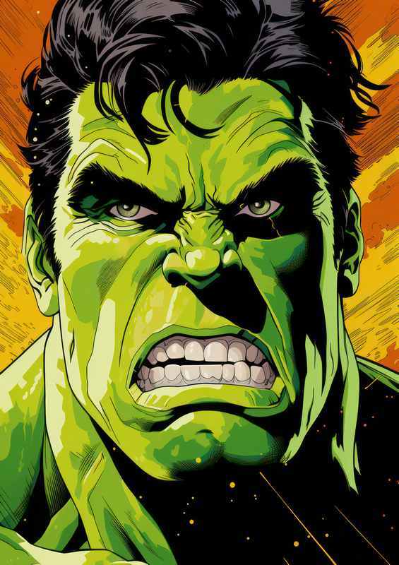 The Hulk pop art style | Poster