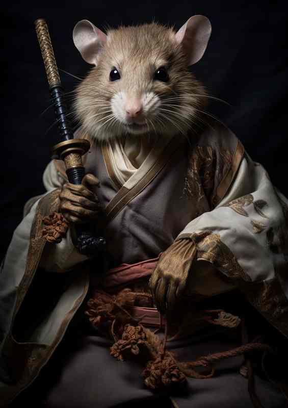 Anthropomorphic Rats in Karate Gear | Canvas