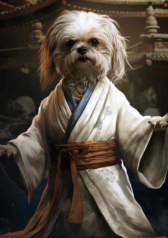 Dogs in White Robes | Di-Bond