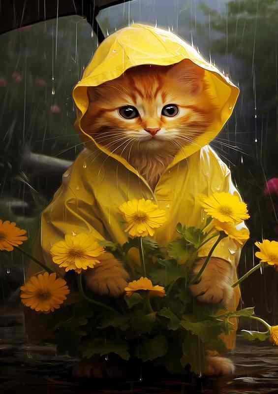 Feline Funnies Cats in Comical Situations and Styles | Metal Poster