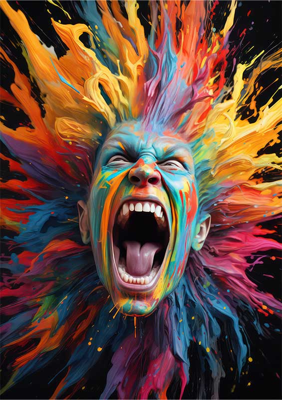 Vibrant Visions rainbow | Poster