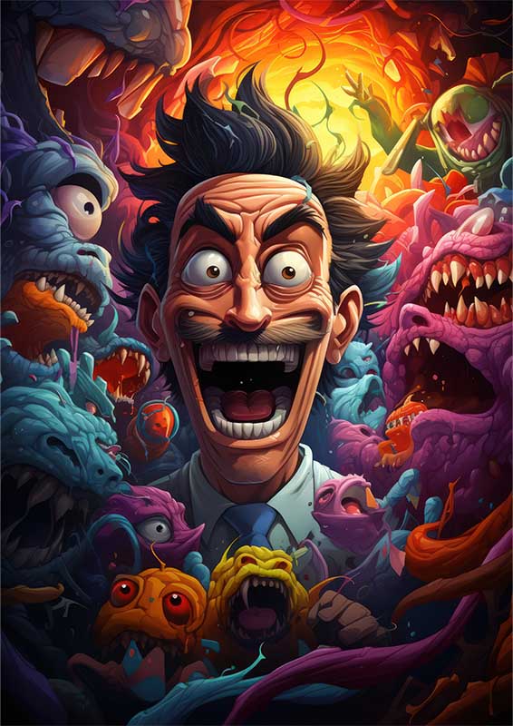 Vivid Whirlwind | Metal Poster