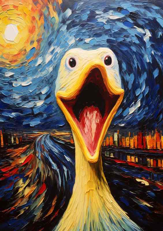 The scream a goose | Canvas
