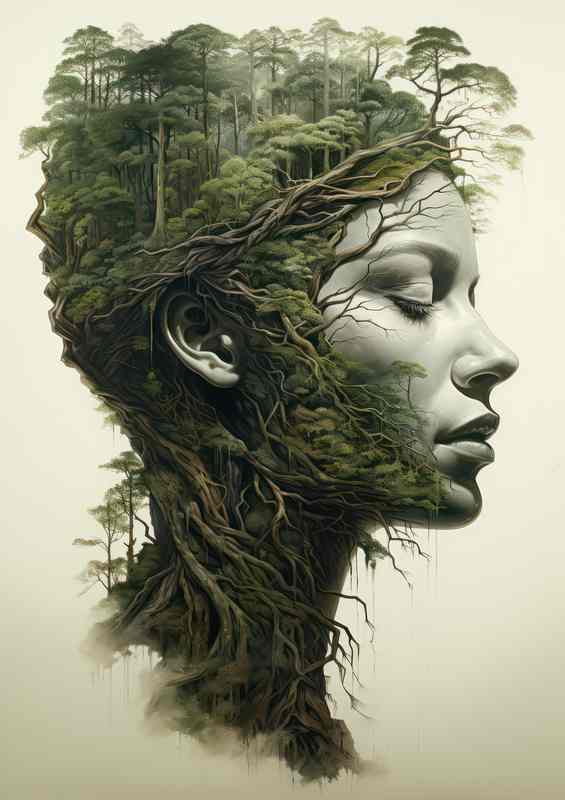 Grace Elegant Dual Imagery of the Wilderness | Canvas