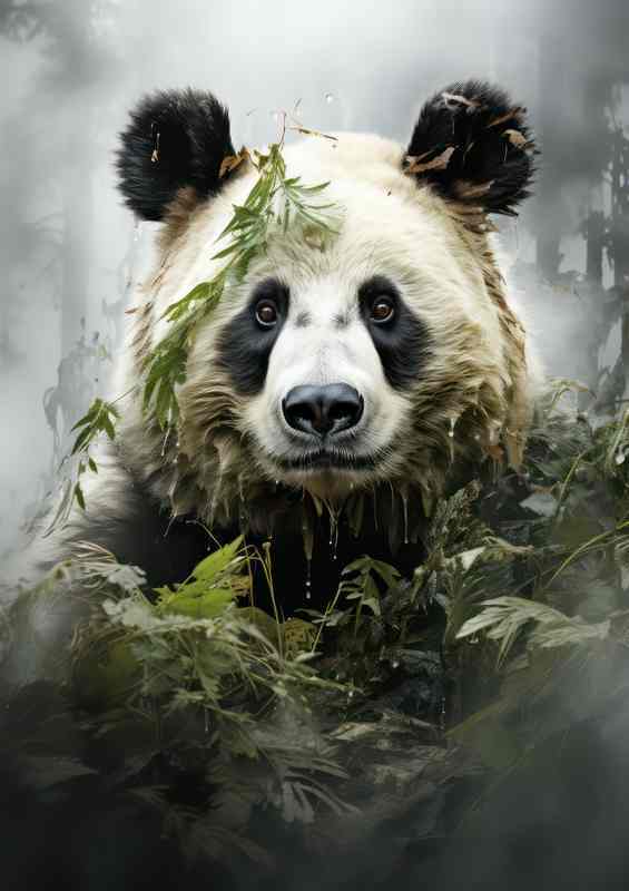 Wild Elegance The Subtle Art Of A Panda | Canvas