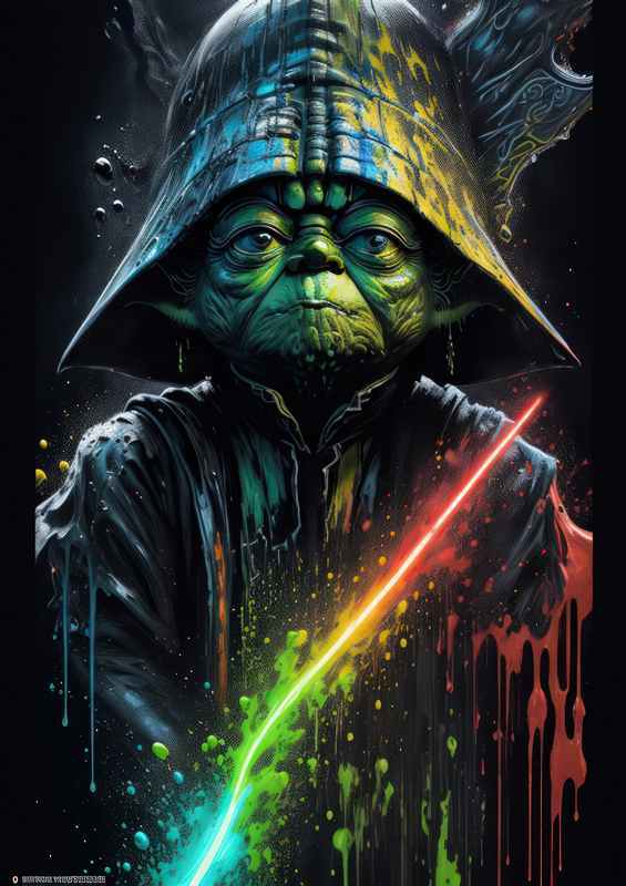 Thw Green Digital Dominion | Metal Poster