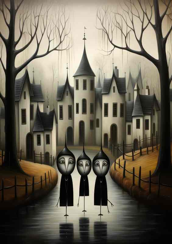 Artistic Village moody Scenes Soft Collection | Poster