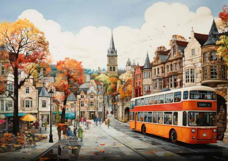Chroma Village A Colourful Whimsical World | Poster
