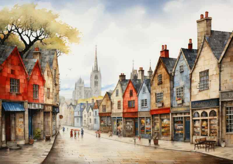 Chroma Village A World of Whimsy | Metal Poster