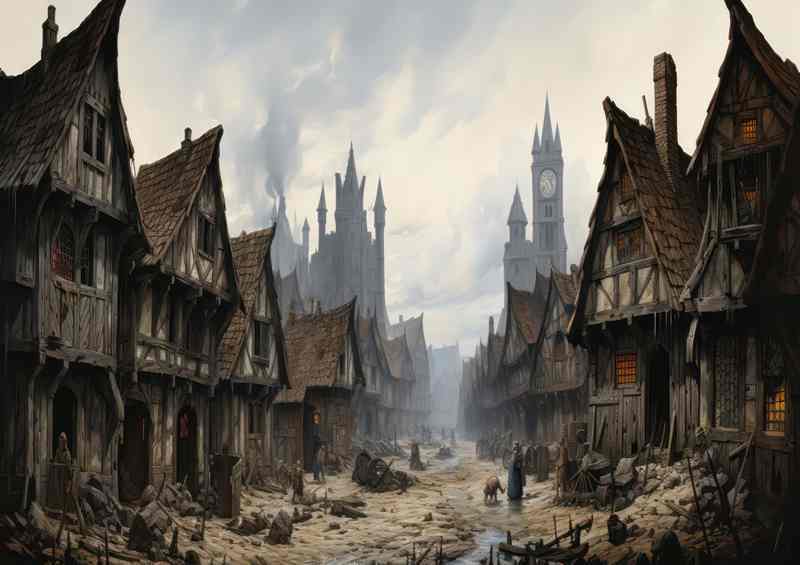 Fairy Tale Hues Colourful Village Adventures | Poster