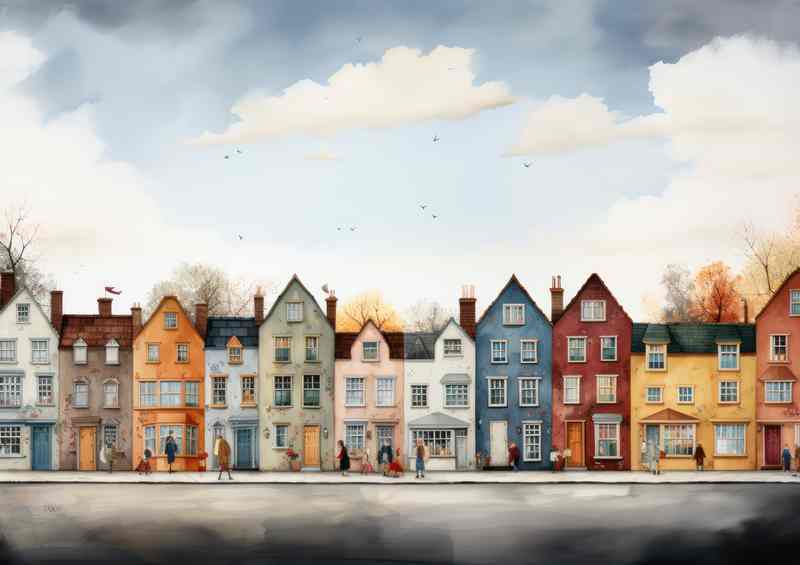 Joyful Village Life Colours Abound Everywhere | Canvas