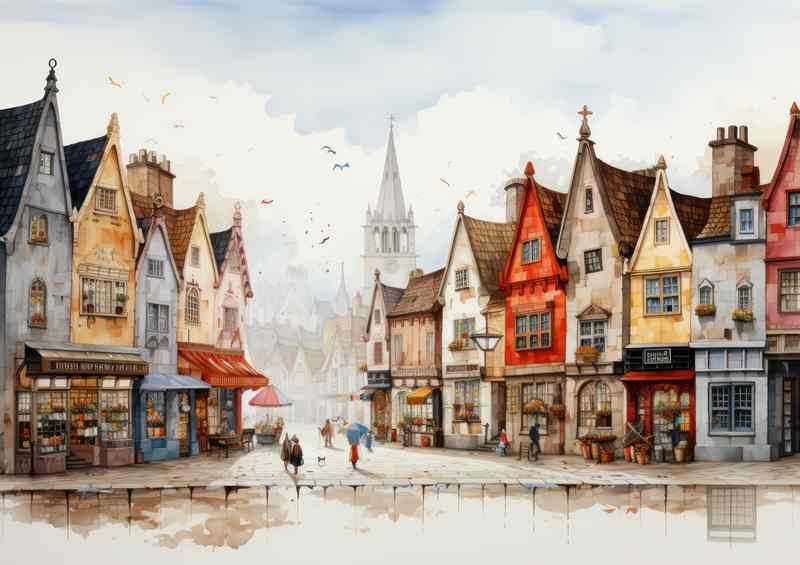 Rainbow Village Tales Quirky Adventures Unveiled | Di-Bond