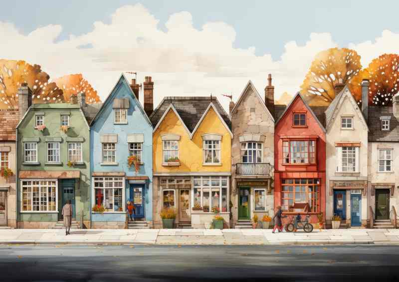 Whimsical Dreams Village of Playful Delights | Canvas