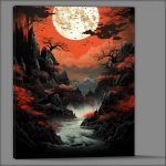 Buy Canvas : (Japanese Forest and Mountain Mystery)