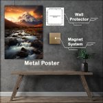 Buy Metal Poster : (Storms Over Chile Mistral Peaks A Distant Memory)