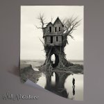 Buy Unframed Poster : (Elevated Treehouse Dwelling Nestled Among Branches)