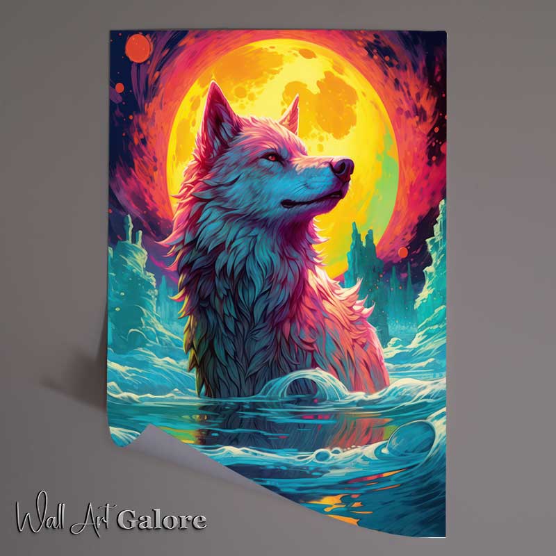 Buy Unframed Poster : (Harmonys Howl wolf)