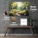 Buy Metal Poster : (The Stream In The Woodlands)