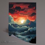 Buy Unframed Poster : (Spectacle of Hues Wild and Colorful Seas)