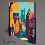 Buy Unframed Poster : (The Shambles Of York Flat design)