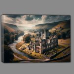 Buy Canvas : (Bolton Priory in the Yorkshire Dales)