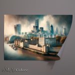 Buy Unframed Poster : (Tower of London beside the River Thames)