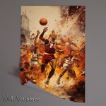 Buy Unframed Poster : (Basketball leauge art)