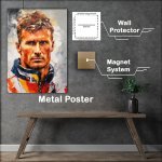 Buy Metal Poster : (David Coulthard Formula one racing driver)