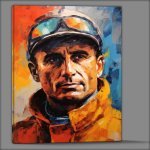 Buy Canvas : (Juan Manuel Fangio Formula one racingdriver)