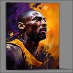 Buy Canvas : (The lakers player basketball)