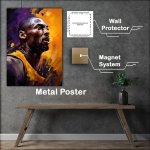 Buy Metal Poster : (The lakers player basketball)