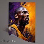 Buy Unframed Poster : (The lakers player basketball)
