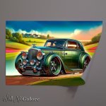 Buy Unframed Poster : (Bentley Speed Six style with green paint)