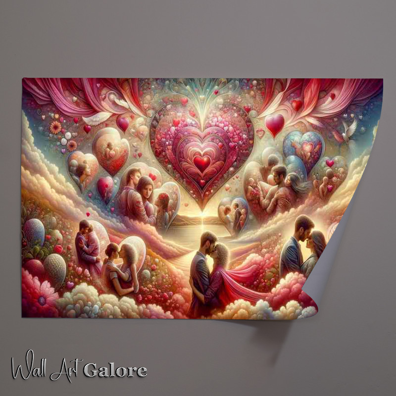 Buy Unframed Poster : (Loves Beautiful Embrace theme of love)