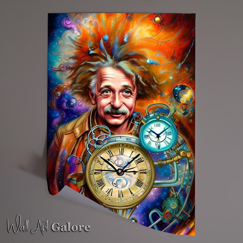 Buy Unframed Poster : (Steam Punk Einstein style)