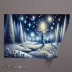 Buy Unframed Poster : (Silent Nights Beauty A Snowy Meadow)