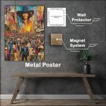 Buy Metal Poster : (A collage with many people on it)