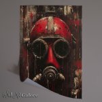 Buy Unframed Poster : (A red diving helmet)