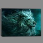 Buy Canvas : (Cosmic Lions head)