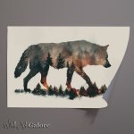 Buy Unframed Poster : (The Giant Wolf)