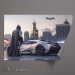 Buy Unframed Poster : (Batman standing next to his new Concept car)