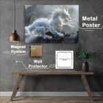 Buy Metal Poster : (Fantasy creatures white dragon)