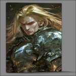 Buy Canvas : (Fullmetal Alchemist golden hair and armor)