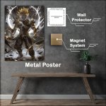 Buy Metal Poster : (Goku wearing black and gold armor)