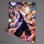 Buy Unframed Poster : (Kasara Kato anime in battle mode anime style art)