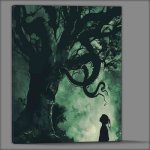 Buy Canvas : (Girl looking at the tentical tree)